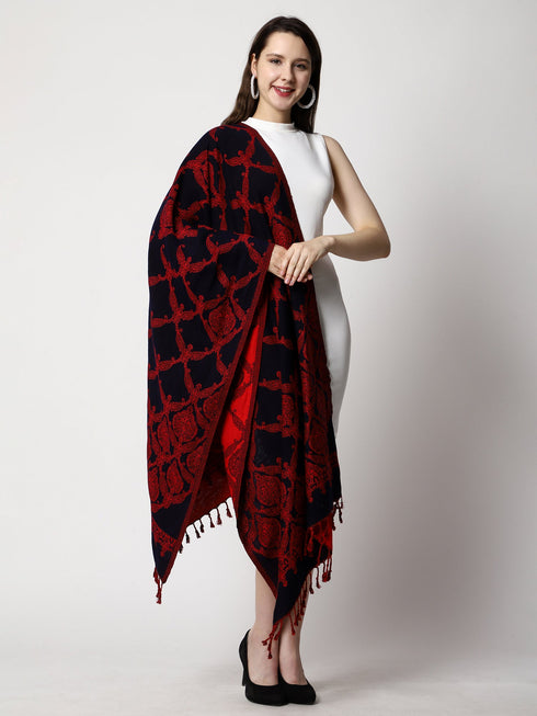 Women's Jamawar Wool Stole